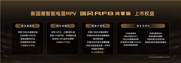 基于鸿蒙不止鸿蒙！瑞风RF8版2099万起售开启智(图8)