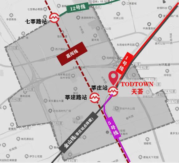【TODTOWN天荟悦麟】莘庄地铁上盖不限购顶级行政公馆闵行天荟城(图3)