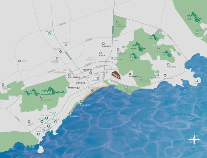 崂山城市别墅的绝唱！当之无愧的楼市之王！(图1)