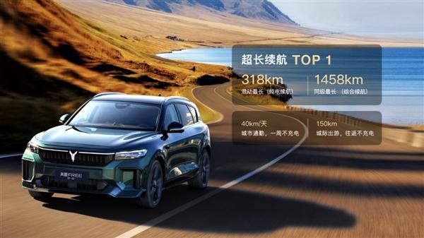 纯电续航最长的混动SUV！岚图FREE318河南地区上市：2199万起(图7)