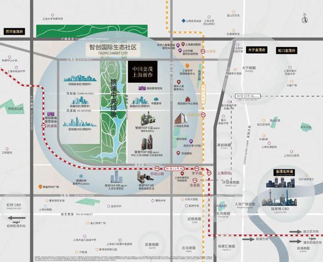 普陀金茂府网站售楼处-普陀金茂府周边商业配套(图18)