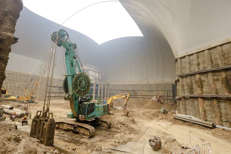 为基坑加个“罩”北京推广建筑工地气膜建筑防尘降噪新模式(图2)