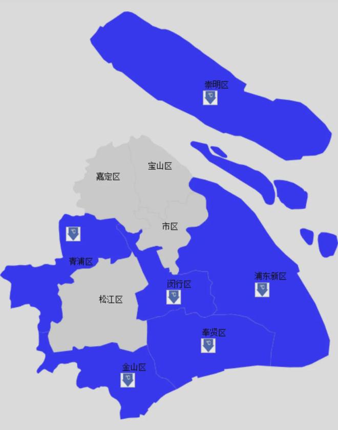 冷空气南下隔壁下了新年第一场雪上海多区发布寒潮蓝色预警阴湿天气将暂别申城(图2)