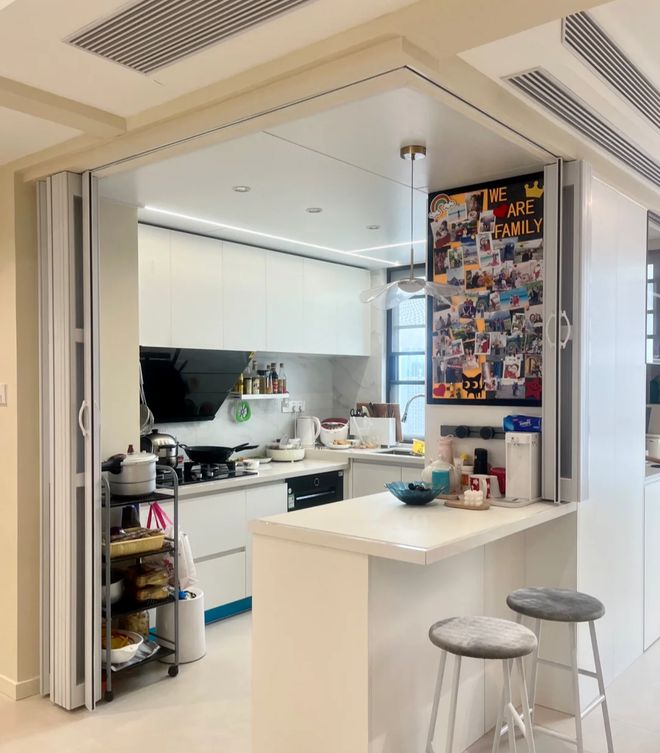 “厨房推拉门”已经退出中国家庭建议学广州人的做法那叫一个高级真实用！(图15)