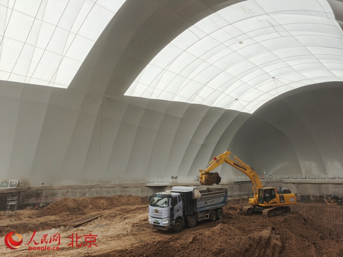 北京启动扬尘专项治理工地罩“外衣”防尘又降噪