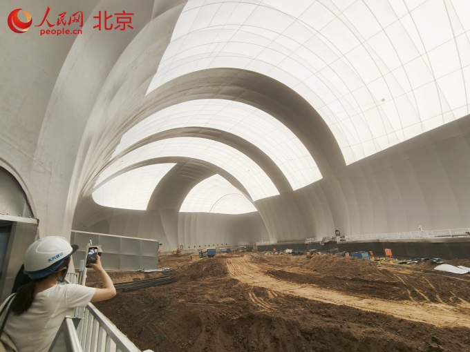 北京启动扬尘专项治理工地罩“外衣”防尘又降噪(图2)