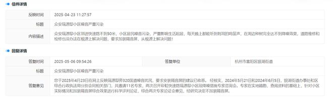 高架噪音严重！杭州一红盘业主申请加装隔音屏！：建议找房开协商(图2)