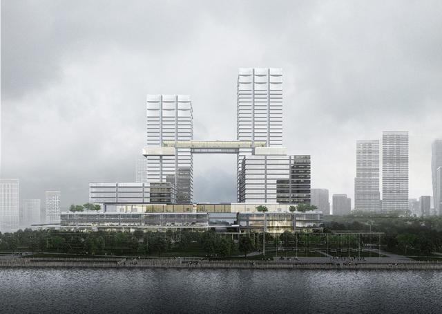 管线不再“藏着掖着”！中建三局杨浦滨江项目让超高层办公“静”且“阔”(图6)