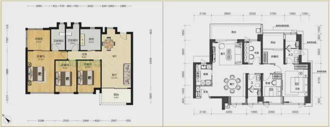 翰熙典居得房率揭秘！户型使用面积+拓展空间亮点全解析(图17)