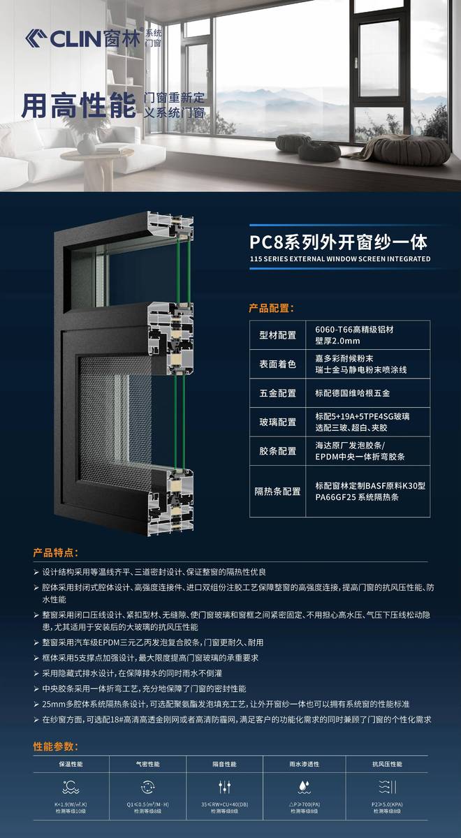 从隔音到隔热门窗一线品牌窗林门窗如何破解四季气候难题(图4)