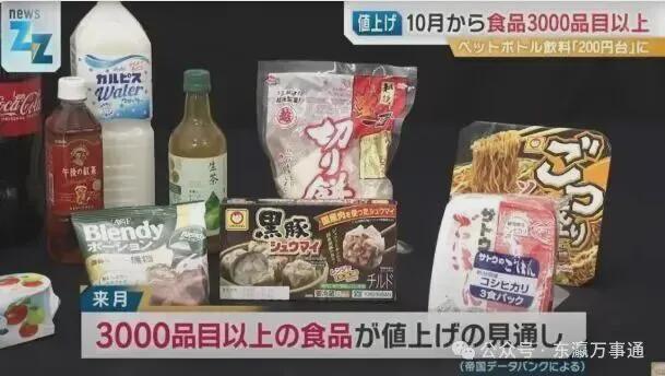 日本全面涨价变化多影响生活方方面面