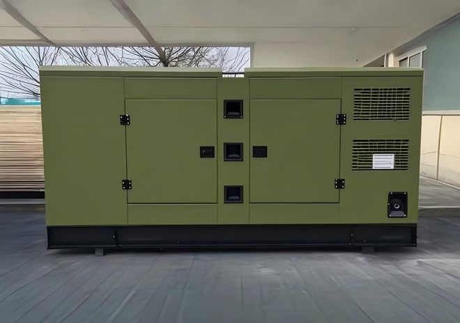 160KVA康明斯天然气静音电源系统满足高标准项目供电需求