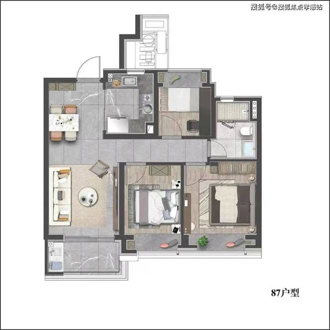 中环云悦府售楼处发布：让中环的烟火气浸润生活每一处(图11)